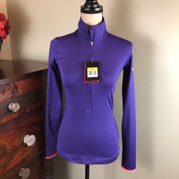 Nike Tops - Nike Pro NWT HyperWarm Half-Zip Training Top S